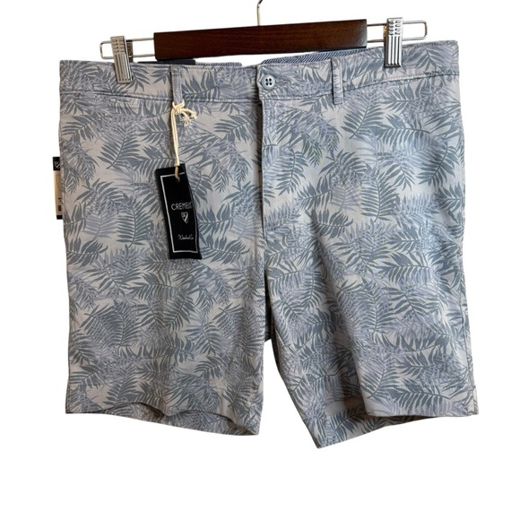 Daniel Cremieux | Blue Botanical  Flat Front Shorts | Sz 33 - Picture 1 of 9